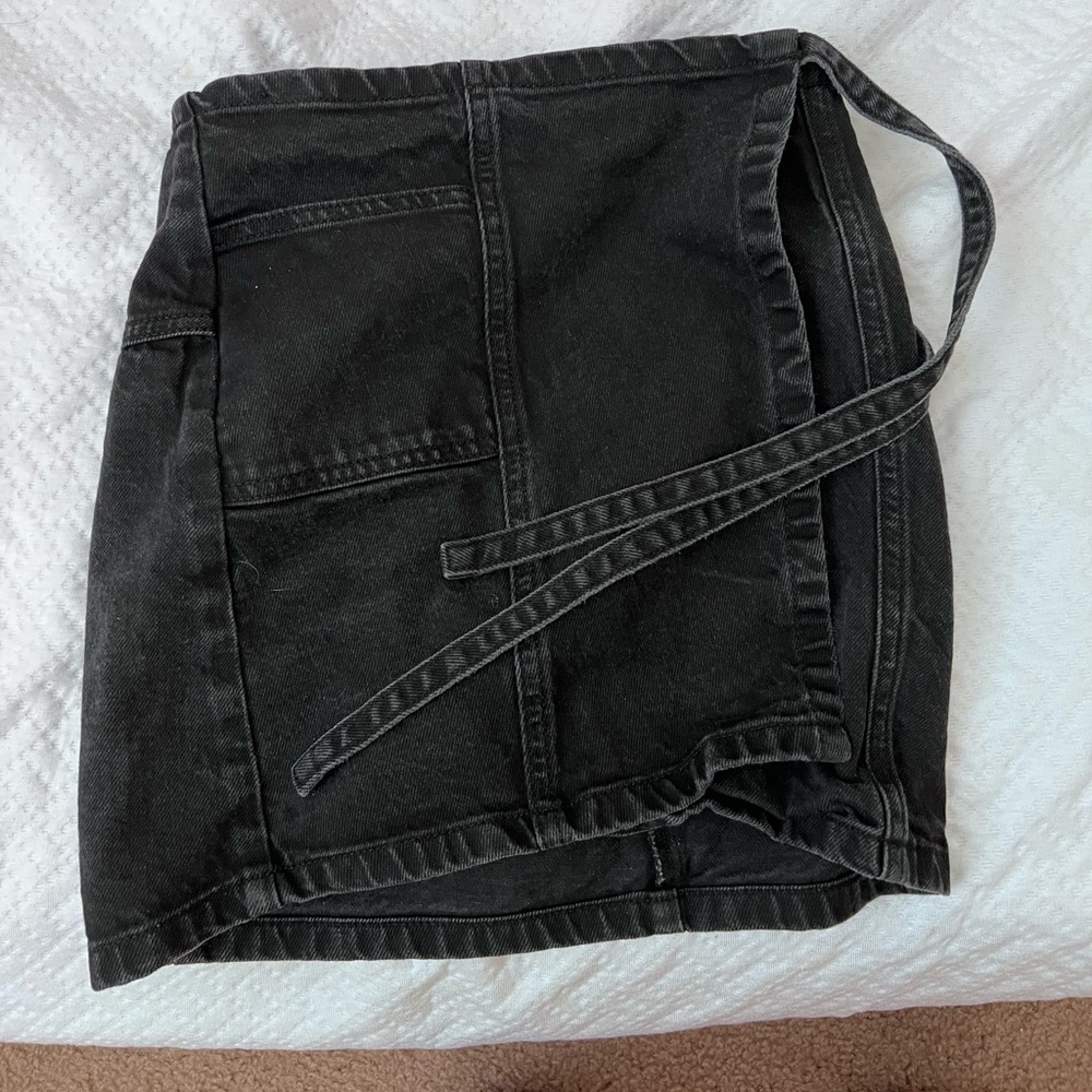 Black Jean skirt